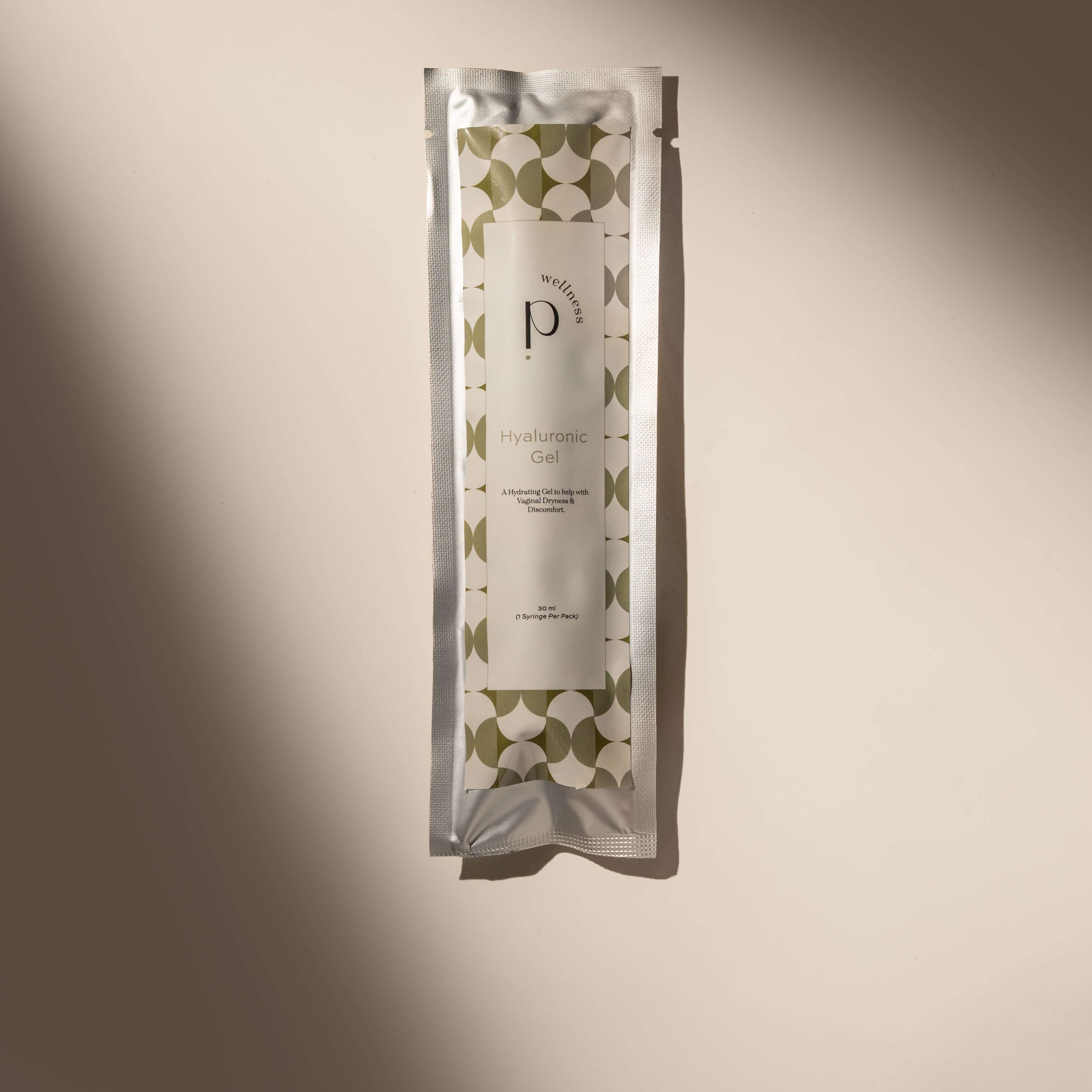 A tube of hyaluronic vaginal gel by Pinc Wellness