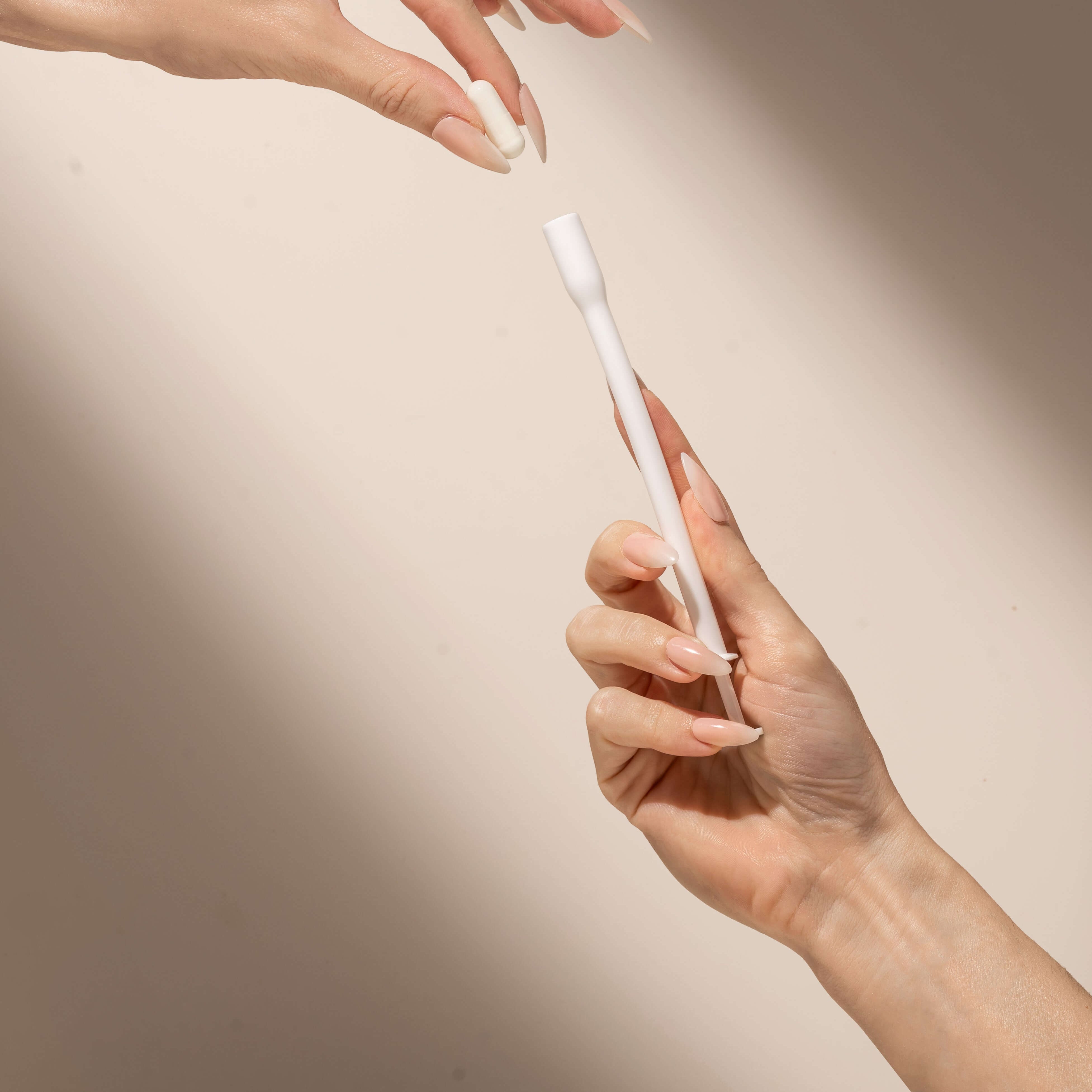 A vaginal suppositories applicator by Pinc Wellness