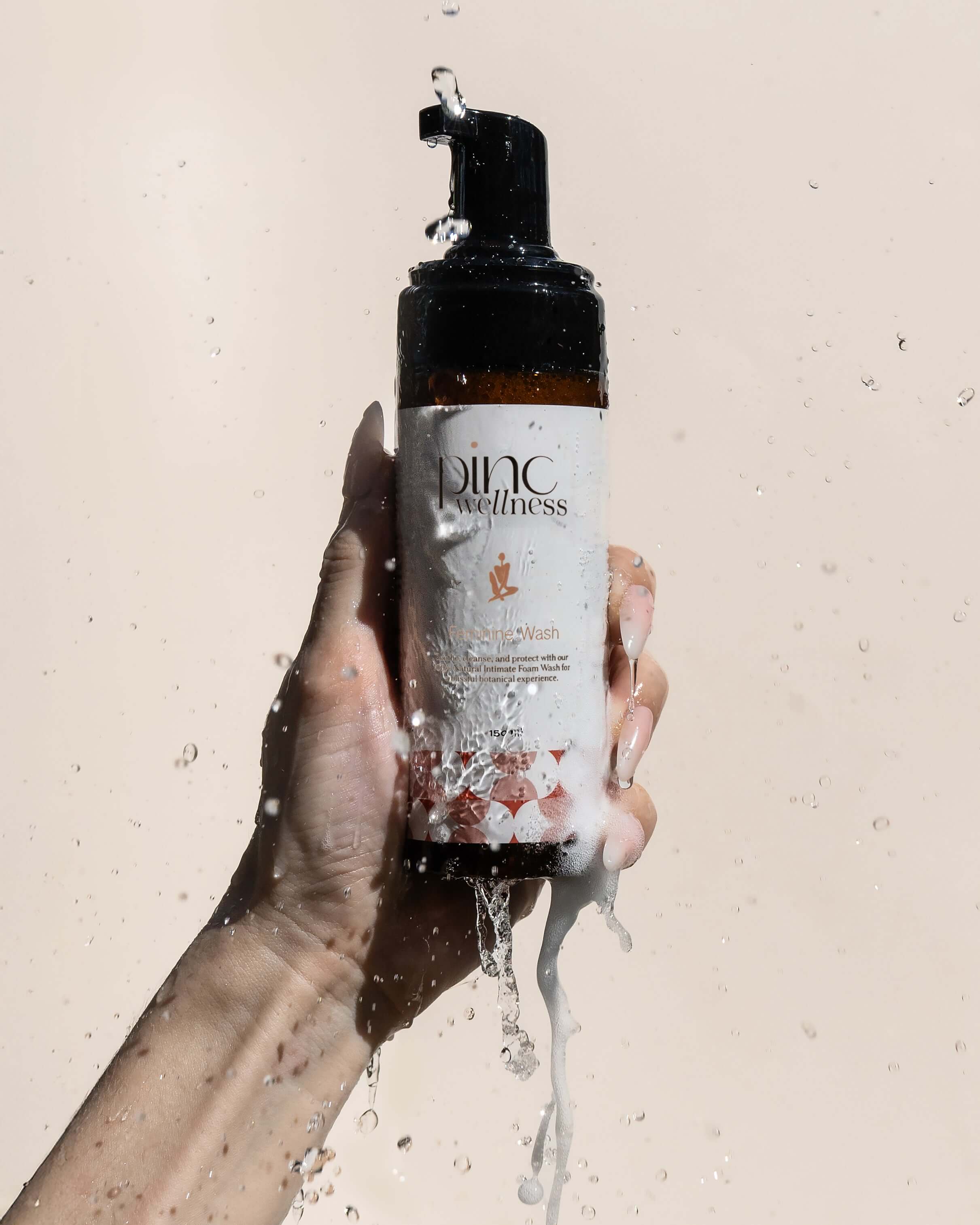 A gentle boric acid-infused intimate wash by Pinc Wellness for maintaining vaginal balance and cleanliness.